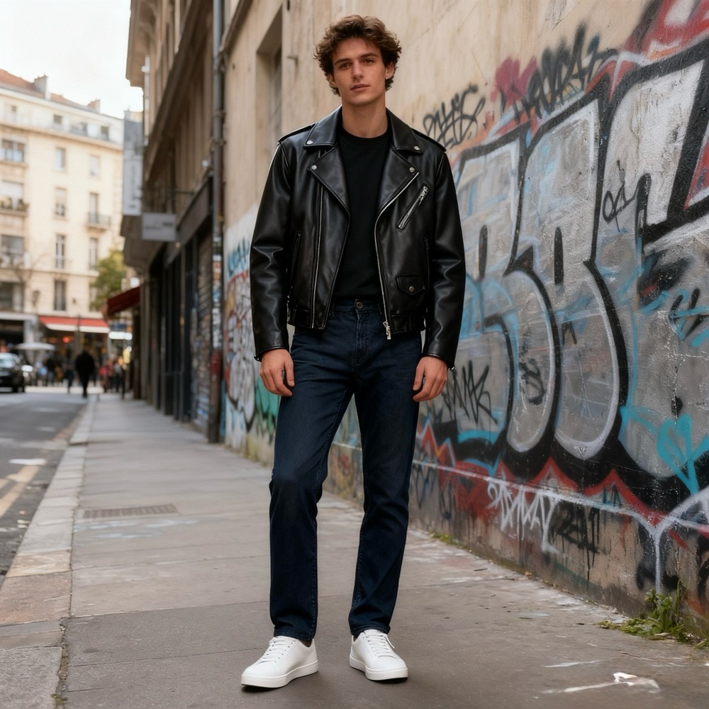 Jeans- Yishion dark painted jeans 31 *32 ( regular fit )